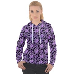 Electric Neon Abstract Print Pattern Women s Overhead Hoodie by dflcprintsclothing