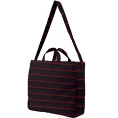 Digital Lines Square Shoulder Tote Bag by Sparkle