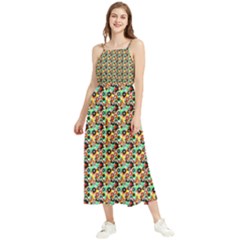 Color Spots Boho Sleeveless Summer Dress by Sparkle