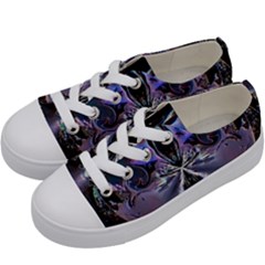The High Priestess Card Kids  Low Top Canvas Sneakers by MRNStudios