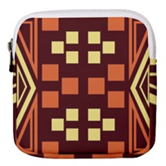 Abstract Pattern Geometric Backgrounds  Mini Square Pouch by Eskimos