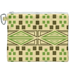 Abstract Pattern Geometric Backgrounds  Canvas Cosmetic Bag (xxxl) by Eskimos