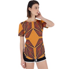 Abstract Pattern Geometric Backgrounds  Perpetual Short Sleeve T-shirt by Eskimos