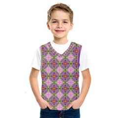 Seamless Psychedelic Pattern Kids  Basketball Tank Top