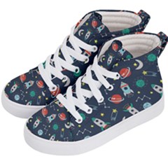 Cute-patterns- Kids  Hi-top Skate Sneakers by Jancukart