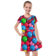 Bubble Gum Kids  Cross Web Dress by artworkshop