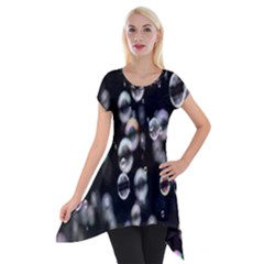 Bubble Short Sleeve Side Drop Tunic by artworkshop