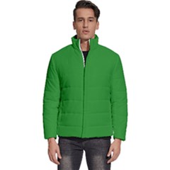 Color Forest Green Men s Puffer Bubble Jacket Coat by Kultjers
