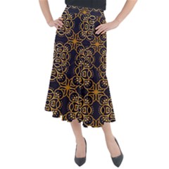 Muster Midi Mermaid Skirt by zappwaits