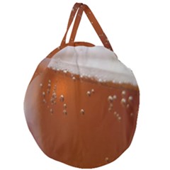 Bubble Beer Giant Round Zipper Tote by artworkshop