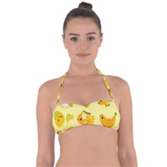 Banana Cichlid Halter Bandeau Bikini Top by artworkshop