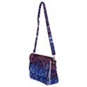 Autumn Fractal Forest Background Shoulder Bag with Back Zipper View2