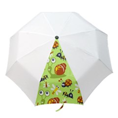 Little-animals-cartoon Folding Umbrellas by Jancukart