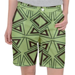 Abstract Pattern Geometric Backgrounds Pocket Shorts by Eskimos