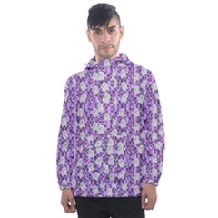 Purple Ghost Men s Front Pocket Pullover Windbreaker by InPlainSightStyle