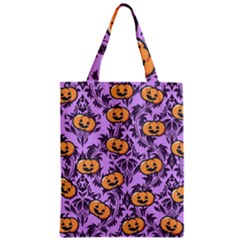 Purple Jack Zipper Classic Tote Bag by InPlainSightStyle