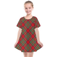 Royal Stewart Tartan Kids  Smock Dress by sifis