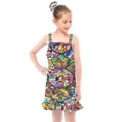 Character Disney Stained Kids  Overall Dress