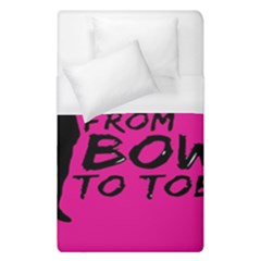 Bow To Toe Cheer Duvet Cover (single Size) by artworkshop