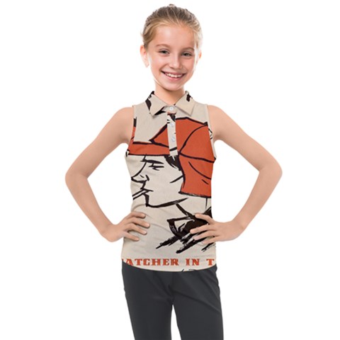Catcher In The Rye Kids  Sleeveless Polo Tee by artworkshop