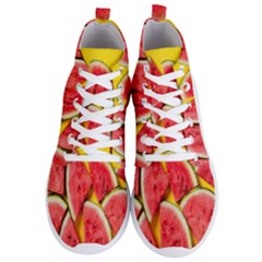 Watermelon Men s Lightweight High Top Sneakers by artworkshop
