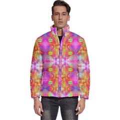 Fractaling Men s Puffer Bubble Jacket Coat by Thespacecampers