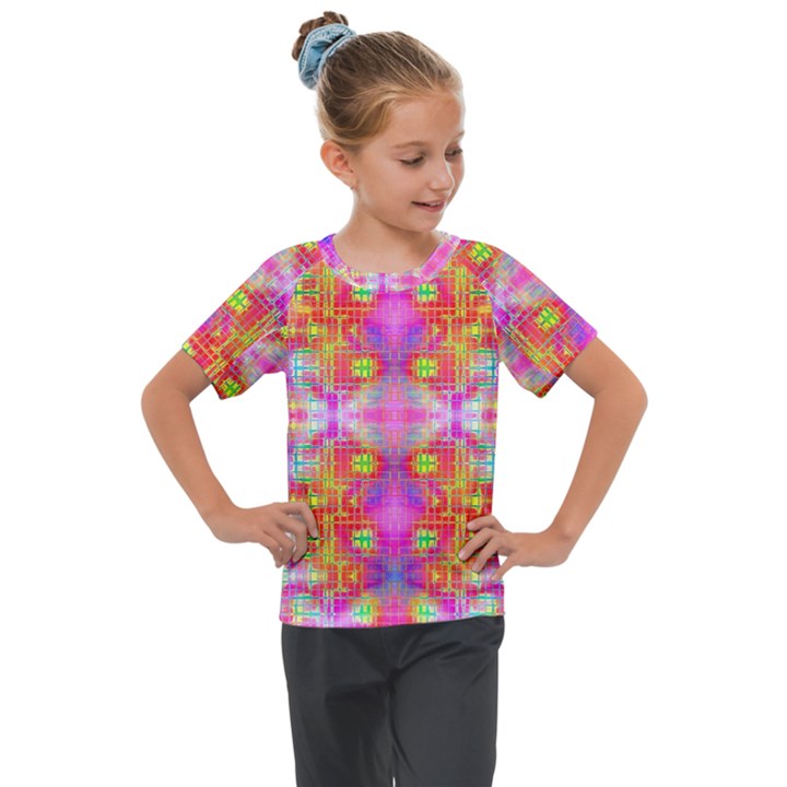 Fractaling Kids  Mesh Piece Tee