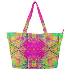 Kaleidoscopic Fun Full Print Shoulder Bag by Thespacecampers