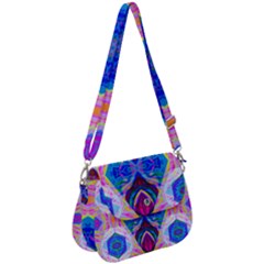 Tippy Flower Power Saddle Handbag by Thespacecampers