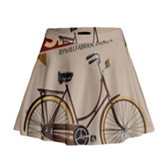 Simplex Bike 001 Design By Trijava Mini Flare Skirt by nate14shop