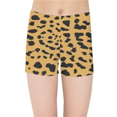 Animal Print - Leopard Jaguar Dots Kids  Sports Shorts by ConteMonfrey