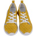 Hexagons Yellow Honeycomb Hive Bee Hive Pattern Women s Lightweight Sports Shoes View1