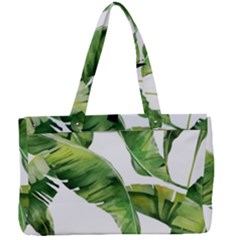 Sheets Tropical Plant Palm Summer Exotic Canvas Work Bag by artworkshop