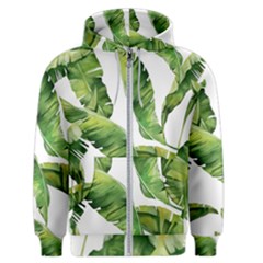 Sheets Tropical Plant Palm Summer Exotic Men s Zipper Hoodie by artworkshop