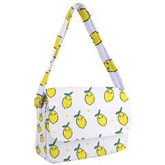 Pattern Lemon Texture Courier Bag by artworkshop