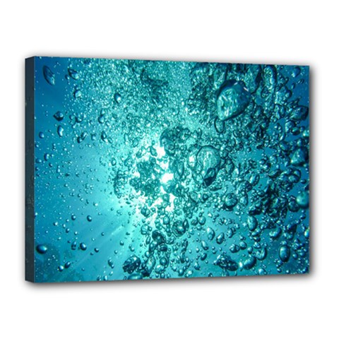 Bubbles Water Bub Canvas 16  X 12  (stretched) by artworkshop