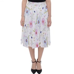 Pattern Flowers Classic Midi Skirt