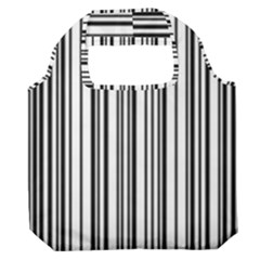 Barcode Pattern Premium Foldable Grocery Recycle Bag