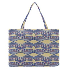 Abstract Pattern Geometric Backgrounds  Zipper Medium Tote Bag