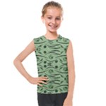 Folk flowers print Floral pattern Ethnic art Kids  Mesh Tank Top