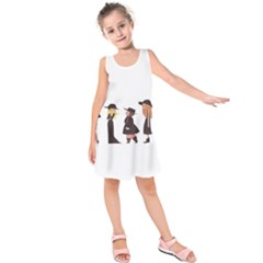 American Horror Story Cartoon Kids  Sleeveless Dress by nate14shop