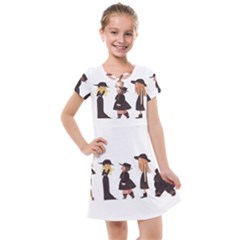 American Horror Story Cartoon Kids  Cross Web Dress by nate14shop
