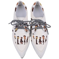 American Horror Story Cartoon Pointed Oxford Shoes by nate14shop
