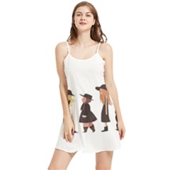 American Horror Story Cartoon Summer Frill Dress by nate14shop