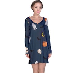 Halloween Long Sleeve Nightdress by nate14shop