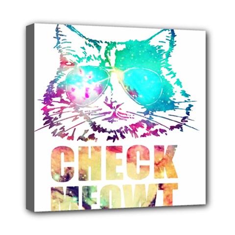 Check Meowt Mini Canvas 8  X 8  (stretched)