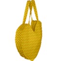 Polkadot Gold Giant Heart Shaped Tote View4