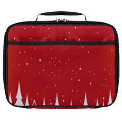 Merry Cristmas,royalty Full Print Lunch Bag by nate14shop