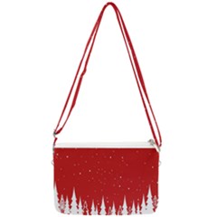 Merry Cristmas,royalty Double Gusset Crossbody Bag by nate14shop