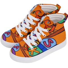 Graffiti 1 Kids  Hi-top Skate Sneakers by nate14shop